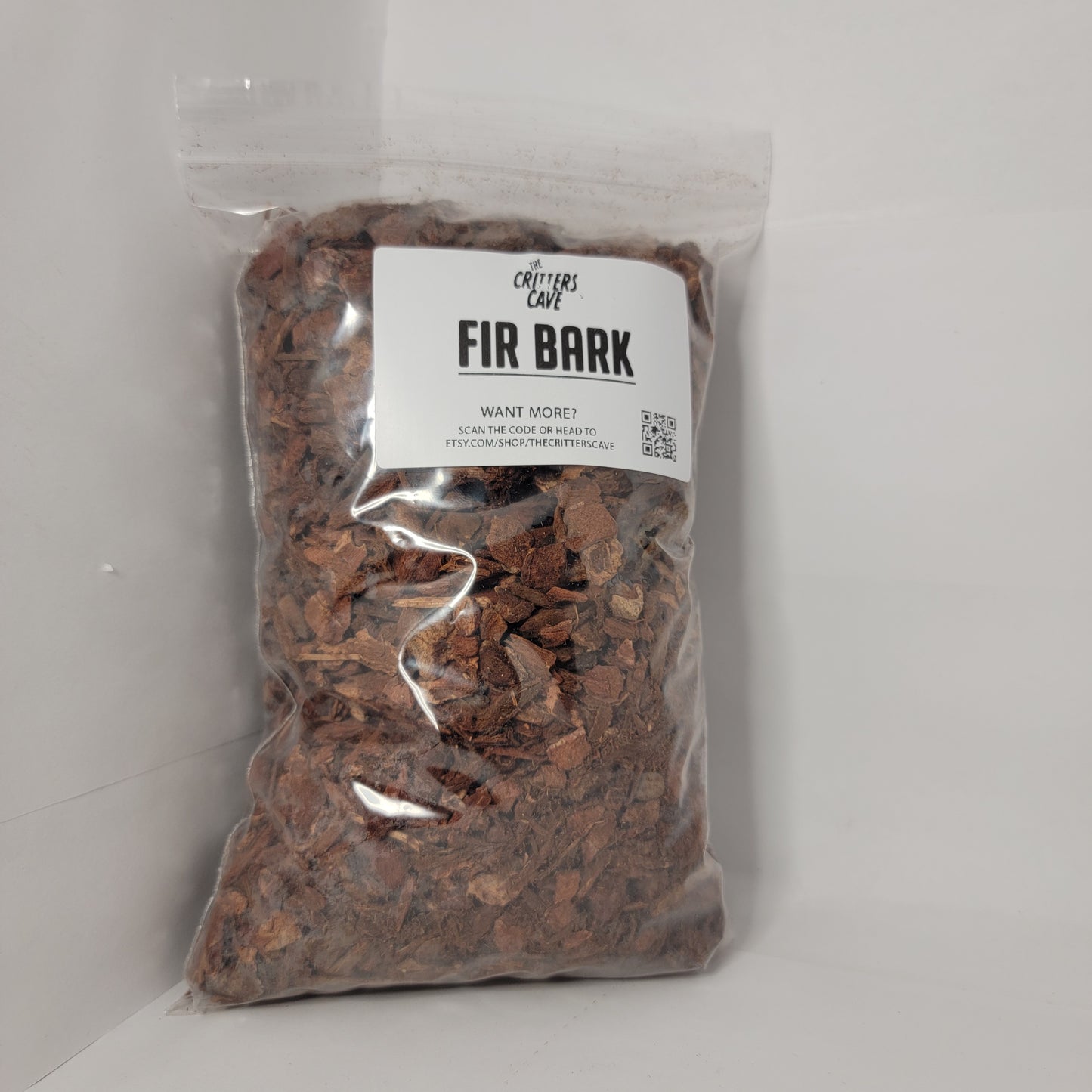 Fir Bark | Terrarium Substrate | Soil Amendment And Food Source For Isopods and springtails | Lizards | Amphibians | The Critters Cave