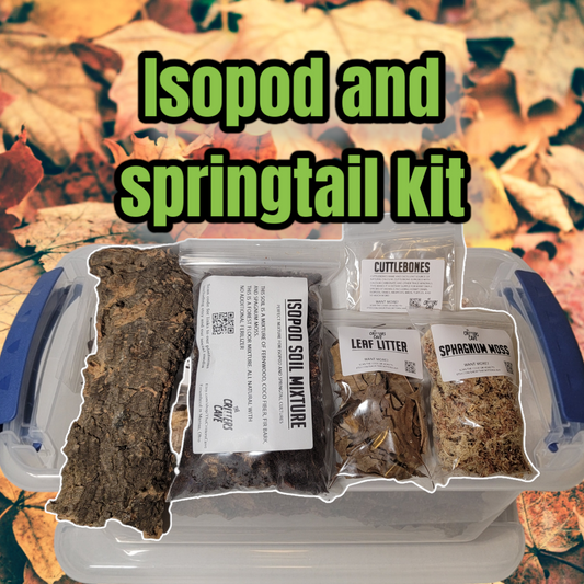 Isopod and springtail Culture starter kit