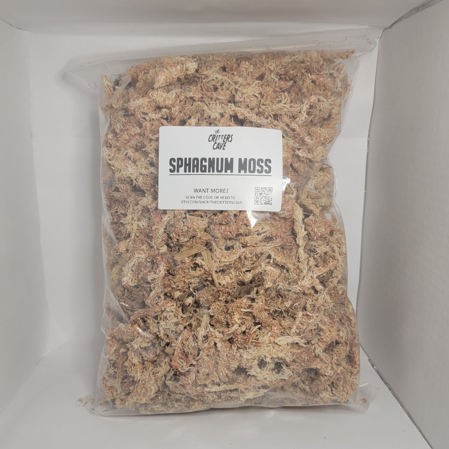 Long Fiber Sphagnum Moss Substrate For Reptiles, Amphibians & Isopods